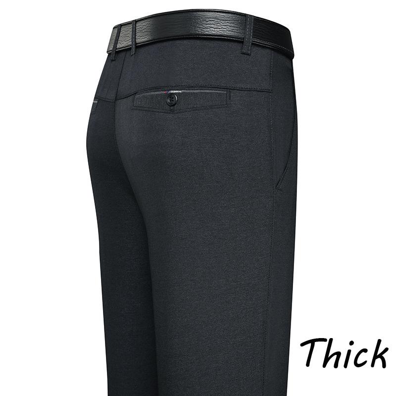 

Мужские брюки, свободные, не выцветают, прямые, мягкие, удобные, из полиэстера, повседневные брюки на молнии в деловом стиле 29