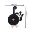 Funny Crochet Coaster Non-slip Mug Rug Cute Cat Butt Coast  Home Supplies