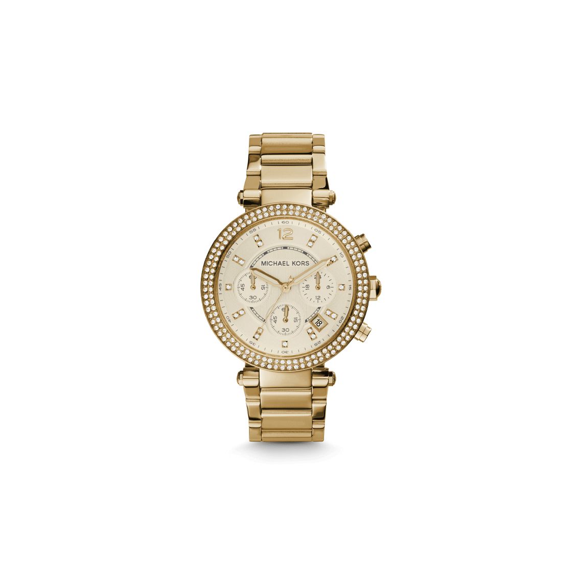 Michael Kors Parker Series Quartz Watch Gold Dial Women watches MK5354 Regular Watch Box,Rose Gold Watch Dial MK5354