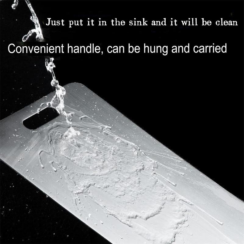 Titanium Cutting Board Double-Sided Chopping Board Food Grade Stainless Steel Cutting Mat Serving Tray Fruit Meat Chopping block