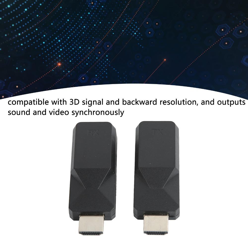 1080P HD Multimedia Interface Extender 165ft Cat5 Cat6 Low Latency Transmitter Receiver RJ45 RJ45 to HD Multimedia Interface