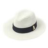Yunibeosyeolkemiseuteuli Navy Line Summer White Fedora