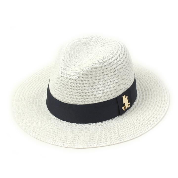 Yunibeosyeolkemiseuteuli Navy Line Summer White Fedora