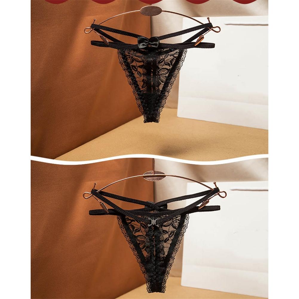 Sexy Low Rise Sheer Women\'s T-back Thong Underwear Women