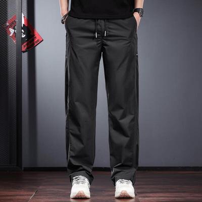 Jielunuo Men's Quick-Dry Straight-Leg Outdoor Casual Pants