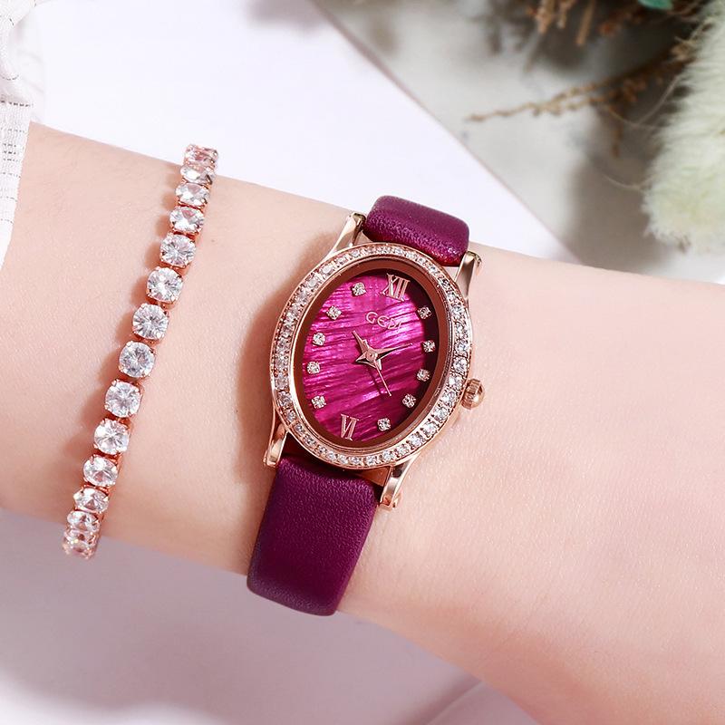 Belt Women'S Watch Fashion Temperament Diamond Watch Small Dial Quartz Waterproof Women'S Watch