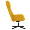 Recliner Chair Mustard Yellow Velvet