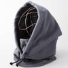 Avirex Fleece Hood Neck Knit Knit Cold Weather Unisex Charcoal Warmer, Warmer, Cap, Hat, Men's Hat, Scarf, Protection, Balaclava,