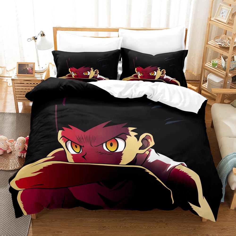 Nwe Hunter X Hunter Bedding Set Single Twin Full Queen King Size Bed Linens Aldult Kids Home Decor Duvet Cover Gift