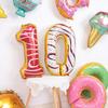 Cartoon Donut Number Balloon for 1st Birthday Party Decorations and Photo Props
