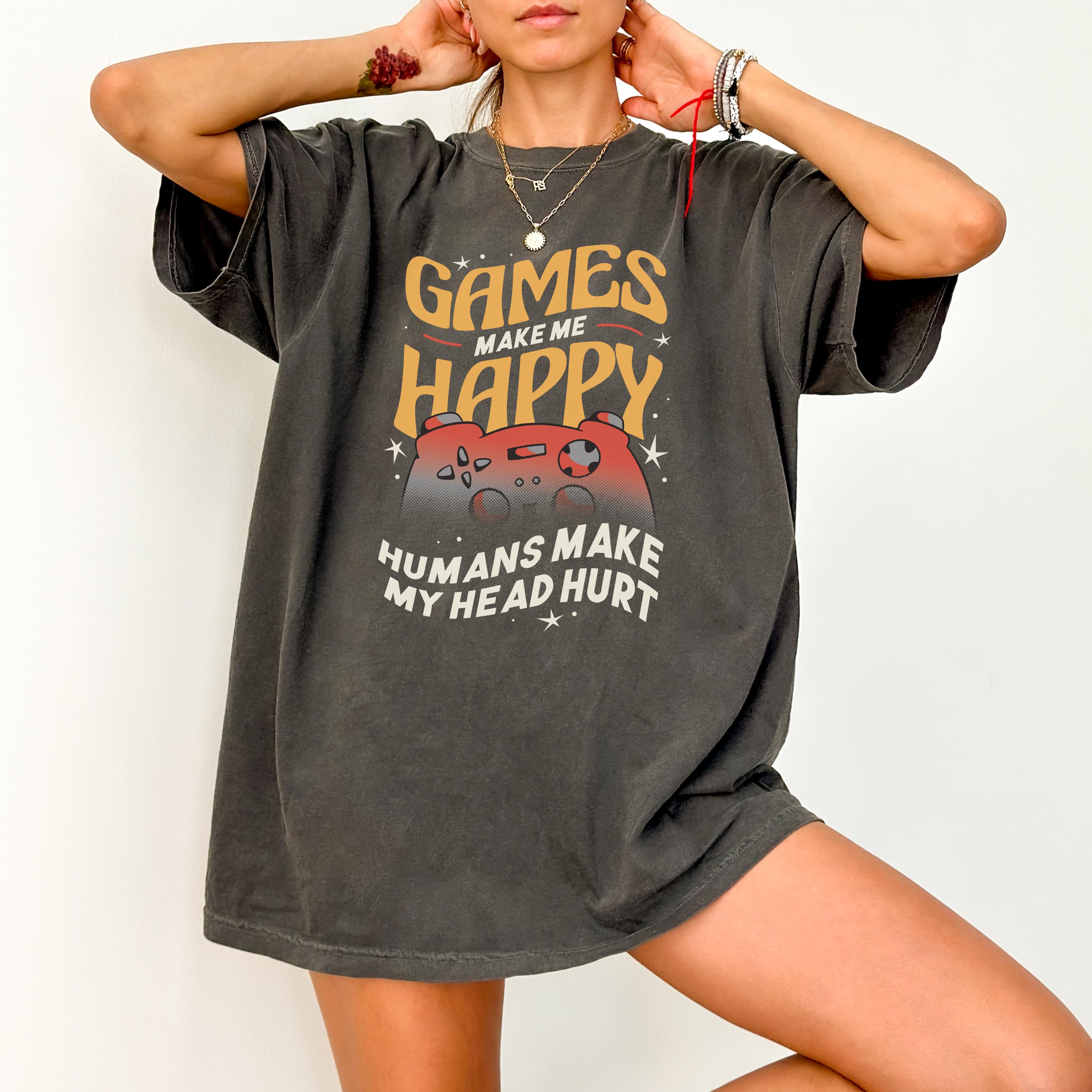 

2026 Summer Womens Retro Gaming Print T Shirt Pure Cotton and Breathable Short Sleeve Streetwear Oversized Loose Casual S