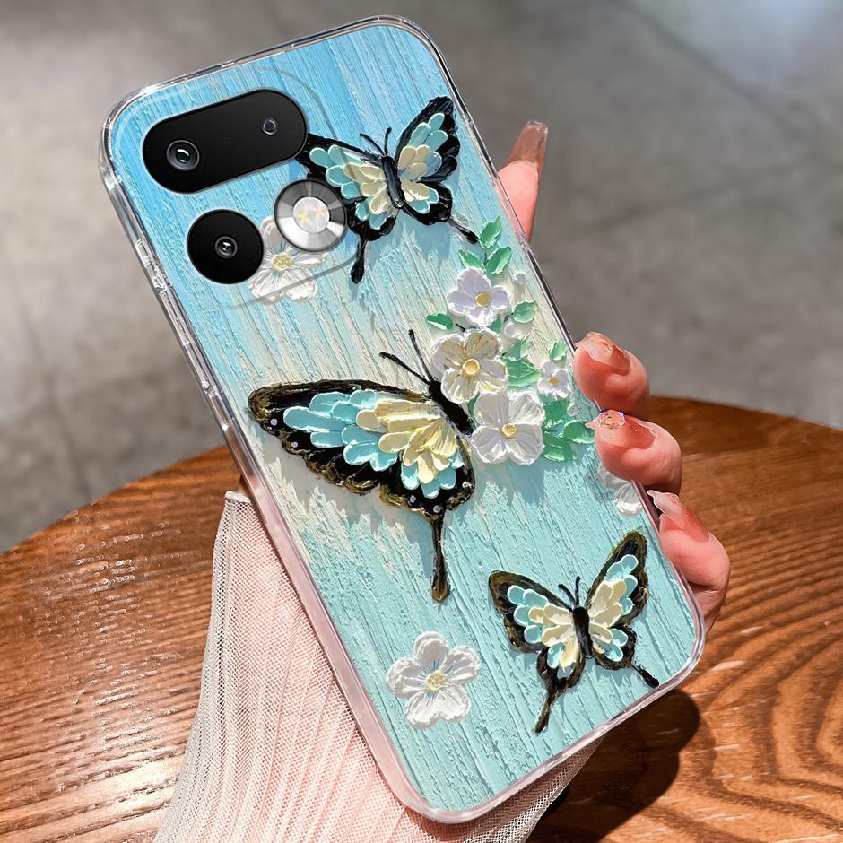 Cases For OPPO Realme 16 Pro 16 Pro Plus Yellow Duck Girl Antifouling Trendy Transparent Housing For Realme 16Pro 16 Pro+ Fundas