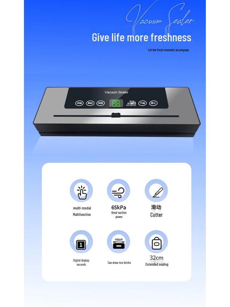 Automatic Household Vacuum Sealer for Food Preservation
