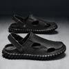 Hand-stitching Dual-Purpose Sandals Men's Super Beach Shoes New Trend Summer Flats New Style Sandals Hollow Out Male Slippers