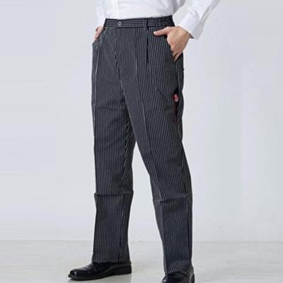 Chef Pants Breathable Loose Bakery Great Stripe Uniforms for Adult