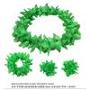 Hawaiian Luminous Flower Garland & Hula Skirt Set - Summer Costume Accessories for Annual Stage Events