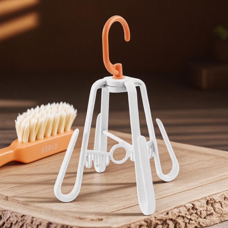 

Rotatable Multifunctional Shoe Rack Double Hook Outdoor Windproof Shoe Storage Drying Rack Balconies Home Storage