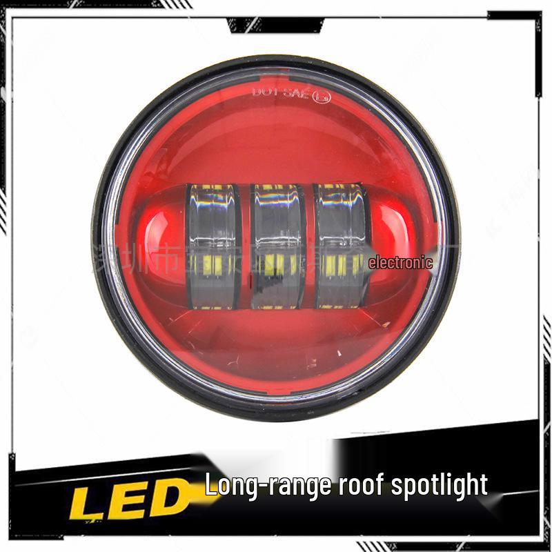 

4.5 30 Вт светодиодная вспомогательная противотуманная фара для мотоциклов Harley Glide, Road King, Fat Boy 115mm*115mm*60mm