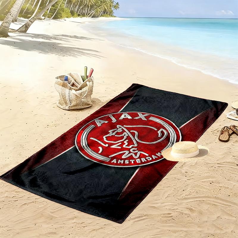Ajax Amsterdam Print Strandtuch, Großes Weiches Schnelltrocknendes Handtuch für Strand Camping Schwimmen