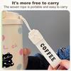 Leak-Proof Insulated Water Bottle Thermal Insulation Coffee Cup Cute Stainless Steel Mug  Daily Use