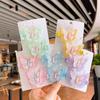 Kid 3D Fairy Embroidered Butterfly Hair Clips Kids Double Layers Tulle Pearl Bangs Hairpin Girl Exquisite Princess Headwear HP01