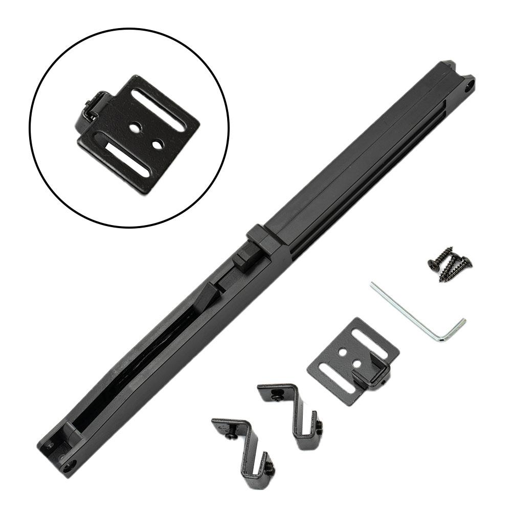 Damper Sürgülü Ahır Kapısı Donanım Rayı İçin 2 Set Deliksiz Yumuşak Kapatma Mekanizması