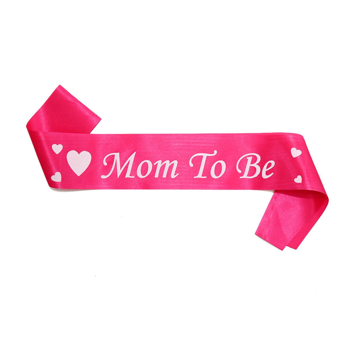 

Будущая мама Украшение для вечеринки Baby Shower Плечевая лента для вечеринки Baby Shower Этикетка на плечевой ленте На заказ One Size