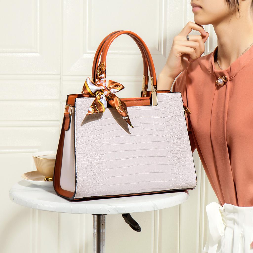 Mother'S Day Gift For Mother, Women'S Bag, Atmospheric Crocodile Pattern, Women'S Large-Capacity Shoulder, Handbag