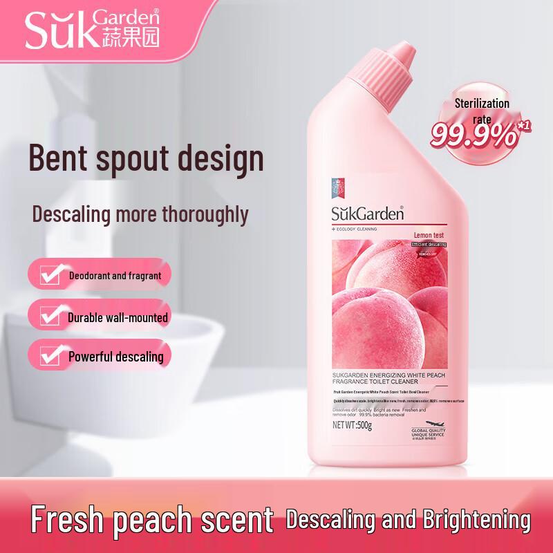 Veggie Garden White Peach Scented Toilet Cleaner