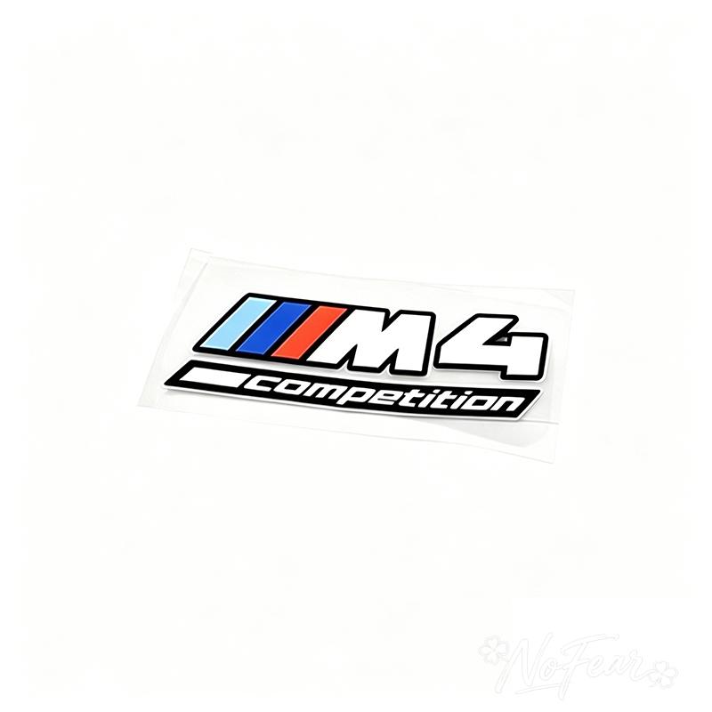 For BMW M Power M3 M5 Logo G01 G30 F30 F31 E36 E87 E60 E46 E91 X1 X3 X5 E53 For M 2 M3 M4 Competition Cs Car tail label sticker XU7
