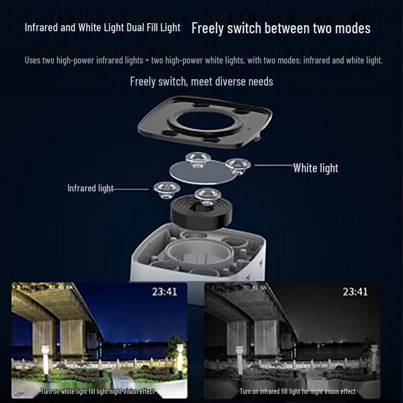 HIKVISION 4MP POE Indoor/Outdoor Full-Color HD Night Vision Bullet IP Camera CN plug (adapter included)