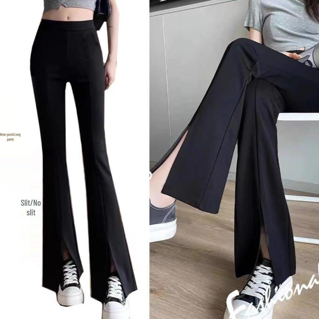 Women's High-Waisted Versatile Elastic Waist Casual Pants