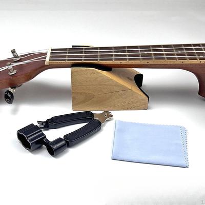 Guitar Neck Rest Support Pillow Cradle Elegant Wood Universal Adjustable Display Stand