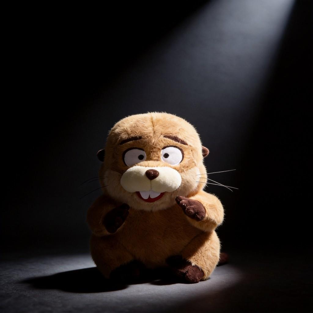 Beaver Plush Toy With Pp Cotton Filling For Kids And Collectors