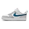 Nike Basses 2 Tendance Polyvalentes Chaussures de Skate Basses Baskets Enfants Blanc Gris Bleu BQ5451-117