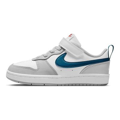 Pantofi de skate cu vârf jos, la modă, versatili, pantofi sport pentru copii, alb, gri, albastru BQ5451-117