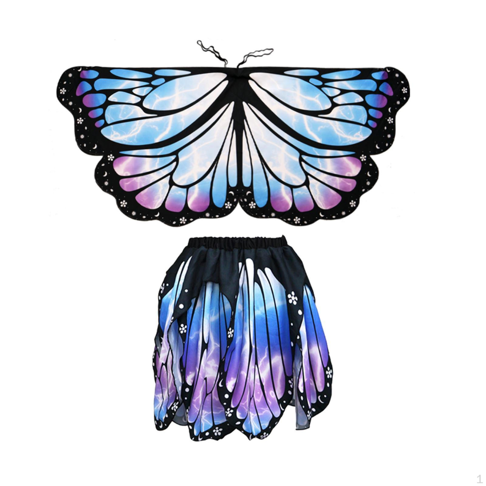 

Набор платья бабочки для Хэллоуина и ролевых игр на карнавалах Blue Violet