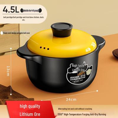 Ceramic Claypot Stew Pot for Gas Stoves
