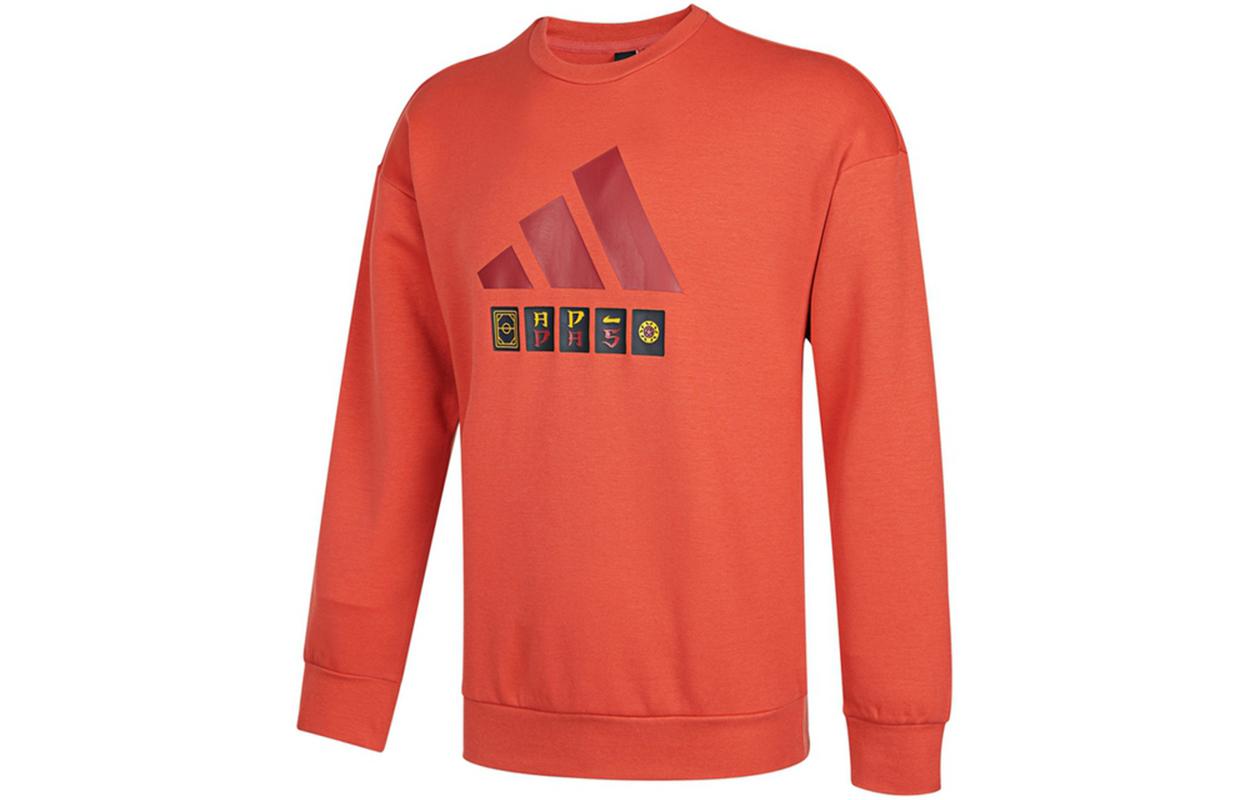 Adidas Sweatshirt Men s Orange Red H39215 L