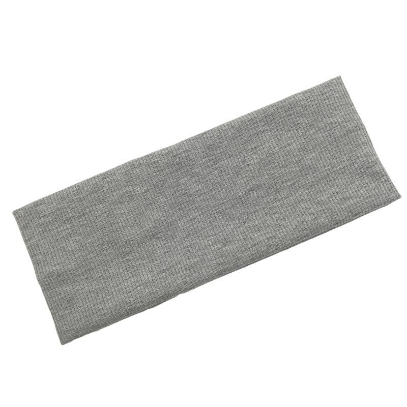 Mädchen Süßigkeitenfarbe Gestricktes Haarband Yoga Übung Schweißabsorbierendes Stirnband Faden Baumwolle Gesichtswasch Make-up Haarbänder