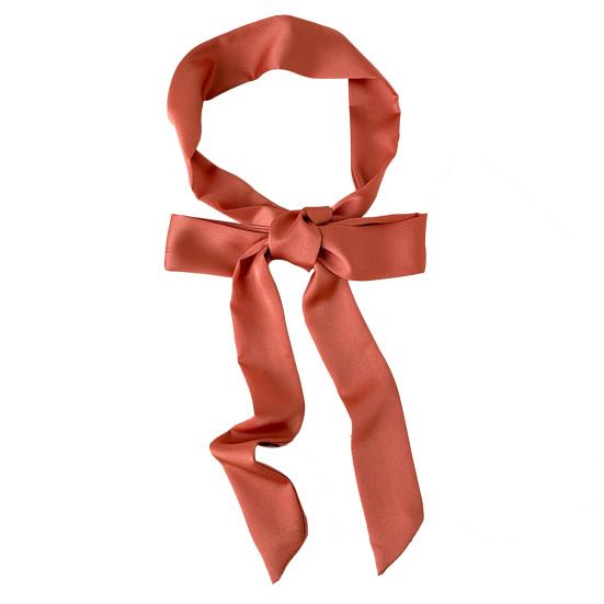 Smooth Women Summer Scarf Beautiful Lace Up Dekorative Bag Decoration Lady Hårbånd