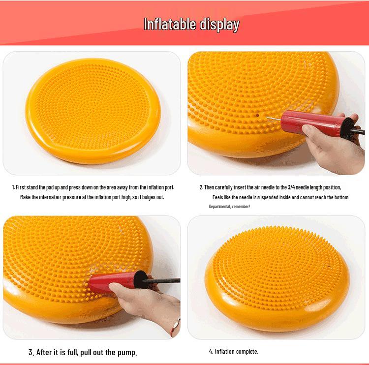 Verdicktes Yoga Balance Pad & Massageball für Knöchel-Reha und Kinder-Fitness