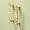 New French Style Wardrobe Door Handle Gold Creative Hammer Pattern Light Luxurious Cabinet Door Handle Drawer Handle