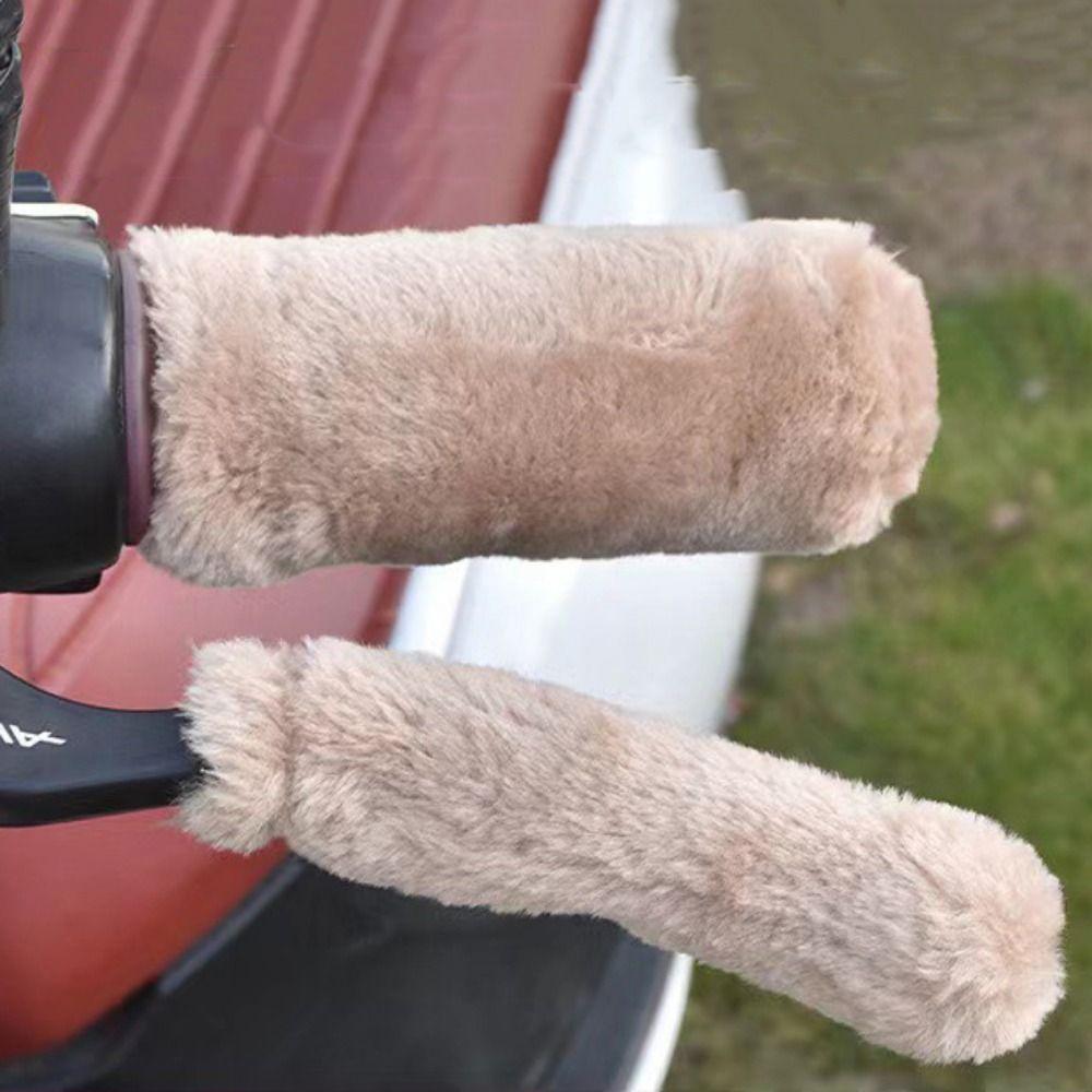 Practical Bicycle Grip Sleeves Winter Motorcycle Handle Protective Cover  Tricycles