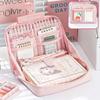 Big Kawaii Cute Pencil Case 90 ° Opening Pencil Pen Bag Pouch Box Holder 12 Pockets Organizer Stationery School Supplies