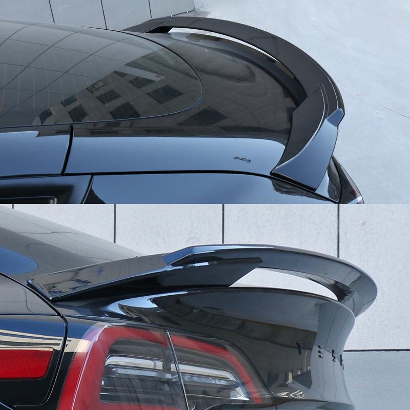 Tesla Model 3 Double-Layer Large Rear Spoiler Modification Accessory