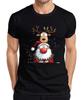 Santa Claus Reindeer Cartoon Funny Christmas Gift Kids Unisexs Tshirt