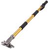 Drywall Flat Box Handle, 40''-64'', Anodized Aluminum Flat Finishing Extension Handle, 5-Section Length Adjustable, Non-slip Grip and 360° Painting