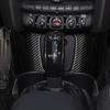 For Mini Cooper F56 2014-2021 Carbon Fiber Central Console Wheel Speedometer Air Outlet Panel Trim Set Car Accessories Sticker