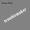 Troublemaker Letter Car Front Windshield Sticker Waterproof Auto Rear Window Vinyl Decal Creative Racing Body Decoration Decal